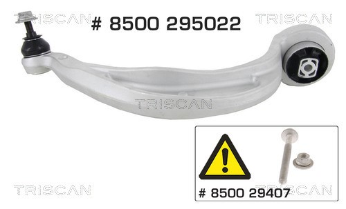 Control/Trailing Arm, wheel suspension TRISCAN 8500295022
