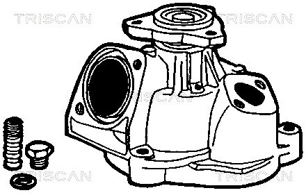 Water Pump, engine cooling TRISCAN 860029896 3