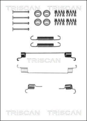Accessory Kit, brake shoes TRISCAN 8105152540