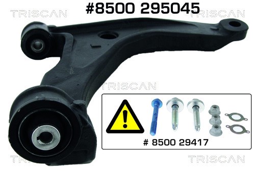 Control/Trailing Arm, wheel suspension TRISCAN 8500295045