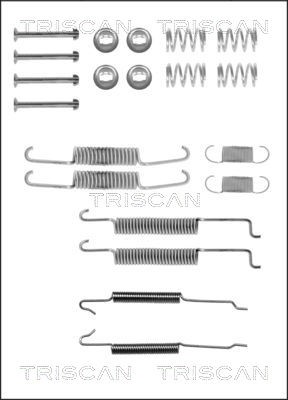 Accessory Kit, brake shoes TRISCAN 8105292547