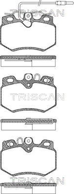 Brake Pad Set, disc brake TRISCAN 811028850