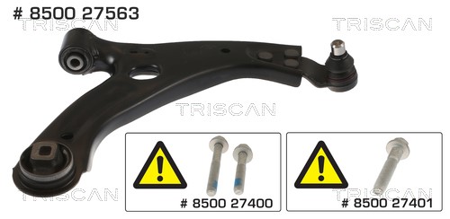 Control/Trailing Arm, wheel suspension TRISCAN 850027563