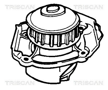 Water Pump, engine cooling TRISCAN 860015811 2