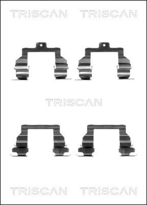 Accessory Kit, disc brake pad TRISCAN 8105131632