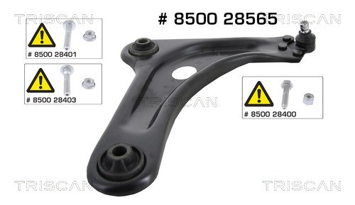 Control/Trailing Arm, wheel suspension TRISCAN 850028565