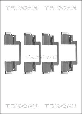 Accessory Kit, disc brake pad TRISCAN 8105231608