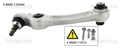Control/Trailing Arm, wheel suspension TRISCAN 8500115044