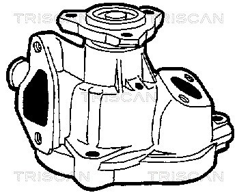 Water Pump, engine cooling TRISCAN 860029846 2