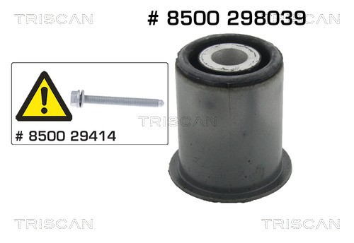 Bushing, axle beam TRISCAN 8500298039