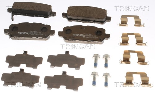 Brake Pad Set, disc brake TRISCAN 811040071