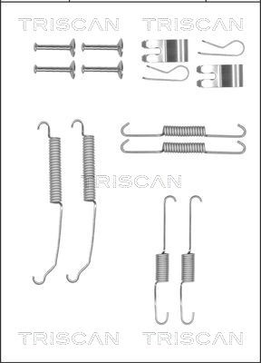 Accessory Kit, brake shoes TRISCAN 8105102611