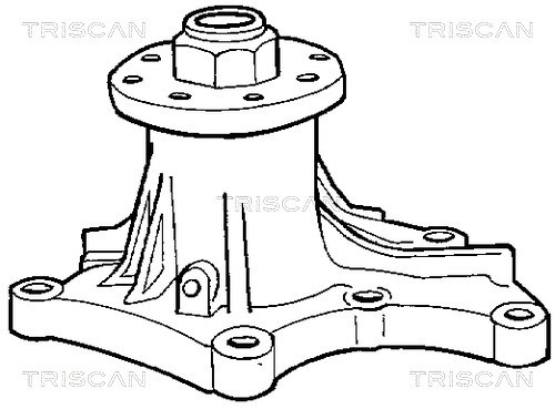 Water Pump, engine cooling TRISCAN 860060103 2