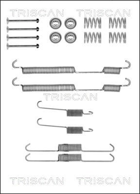 Accessory Kit, brake shoes TRISCAN 8105102580