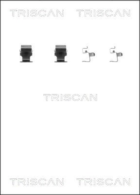 Accessory Kit, disc brake pad TRISCAN 8105421590