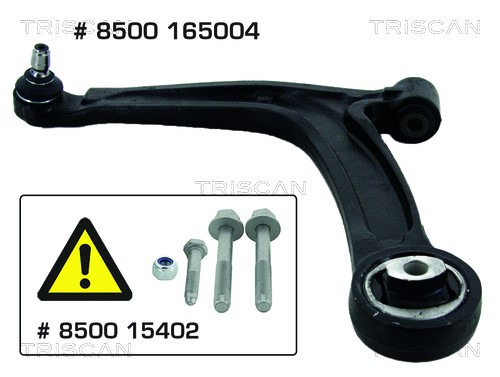 Control/Trailing Arm, wheel suspension TRISCAN 8500165004