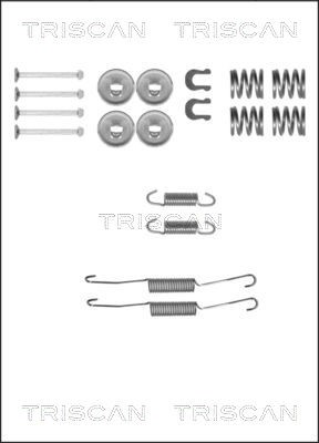 Accessory Kit, brake shoes TRISCAN 8105132587
