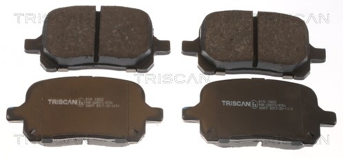 Brake Pad Set, disc brake TRISCAN 811013022 2