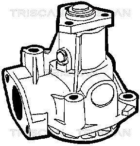 Water Pump, engine cooling TRISCAN 860015003 2