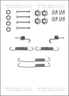 Accessory Kit, brake shoes TRISCAN 8105162541