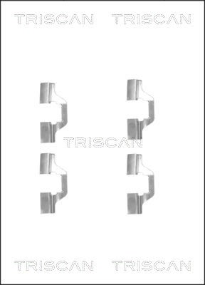 Accessory Kit, disc brake pad TRISCAN 8105251598