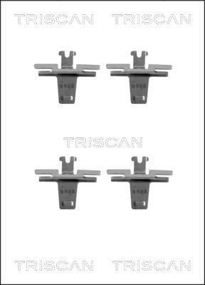 Accessory Kit, disc brake pad TRISCAN 8105401452