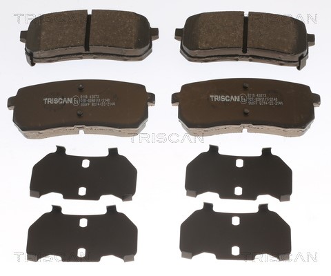 Brake Pad Set, disc brake TRISCAN 811043073