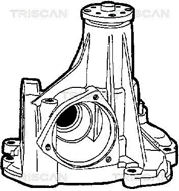Water Pump, engine cooling TRISCAN 860023008 2