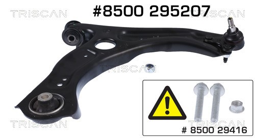 Control/Trailing Arm, wheel suspension TRISCAN 8500295207
