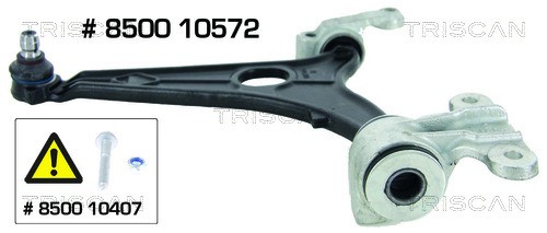 Control/Trailing Arm, wheel suspension TRISCAN 850010572