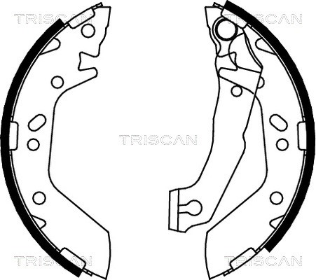 Brake Shoe Set TRISCAN 810043012