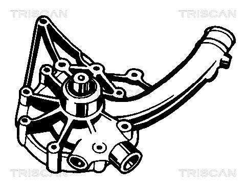 Water Pump, engine cooling TRISCAN 860023034 2