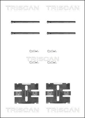 Accessory Kit, disc brake pad TRISCAN 8105271206