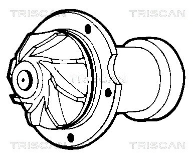 Water Pump, engine cooling TRISCAN 860023032 2