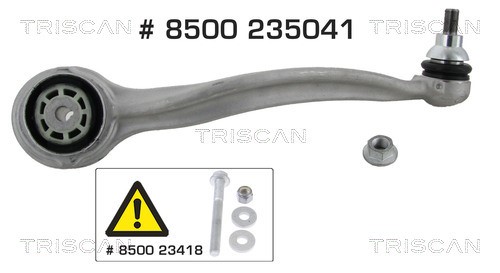 Control/Trailing Arm, wheel suspension TRISCAN 8500235041
