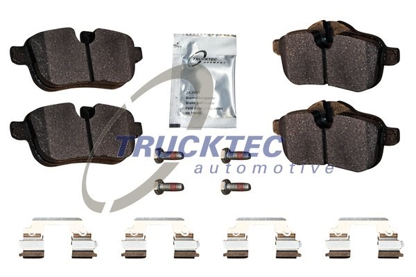 Brake Pad Set, disc brake TRUCKTEC AUTOMOTIVE 0835048