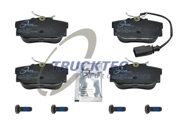 Brake Pad Set, disc brake TRUCKTEC AUTOMOTIVE 0735142