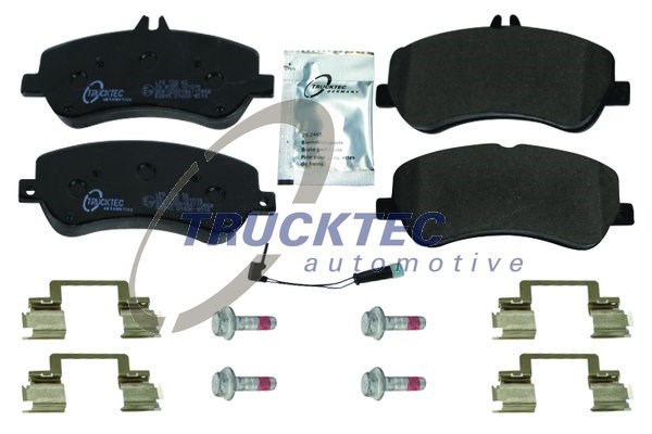 Brake Pad Set, disc brake TRUCKTEC AUTOMOTIVE 0235498