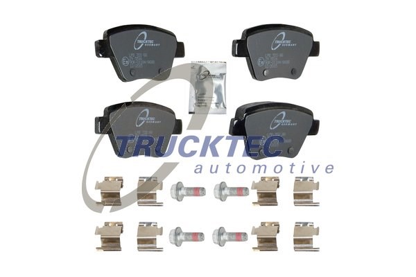 Brake Pad Set, disc brake TRUCKTEC AUTOMOTIVE 0735247