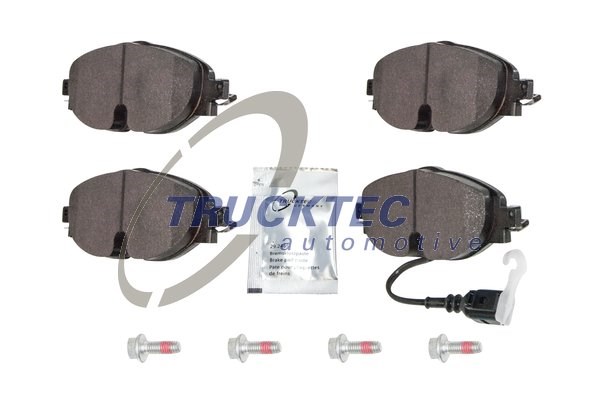 Brake Pad Set, disc brake TRUCKTEC AUTOMOTIVE 0735257