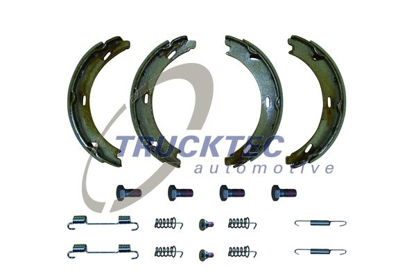 Brake Shoe Set, parking brake TRUCKTEC AUTOMOTIVE 0235006