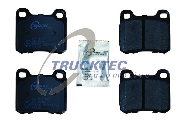 Brake Pad Set, disc brake TRUCKTEC AUTOMOTIVE 0235100