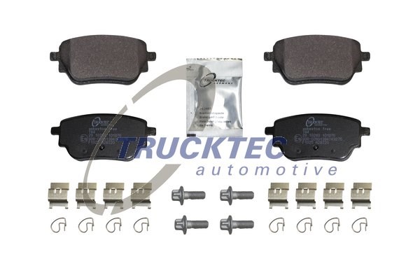 Brake Pad Set, disc brake TRUCKTEC AUTOMOTIVE 0235626