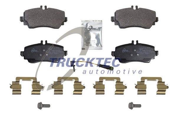 Brake Pad Set, disc brake TRUCKTEC AUTOMOTIVE 0235563