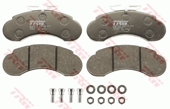 Brake Pad Set, disc brake TRW GDB1114