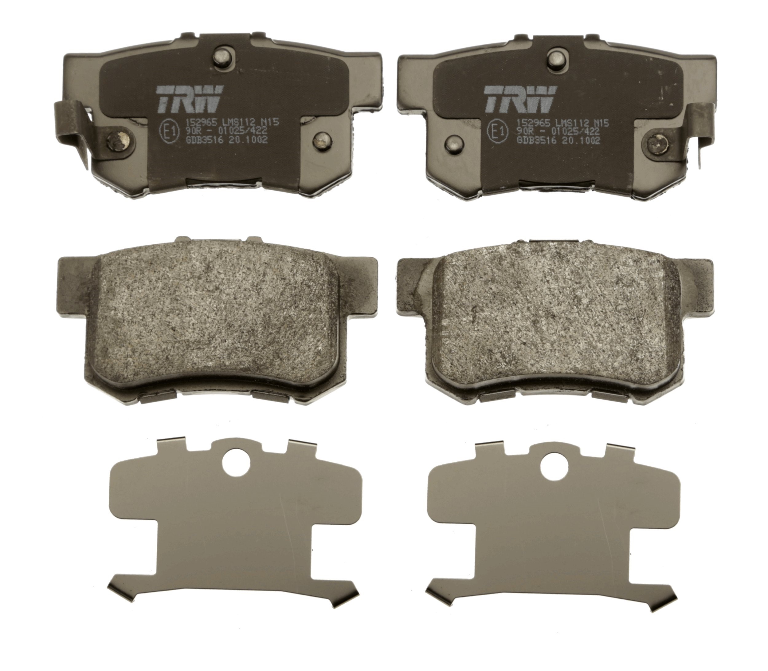 Brake Pad Set, disc brake TRW GDB3516 2