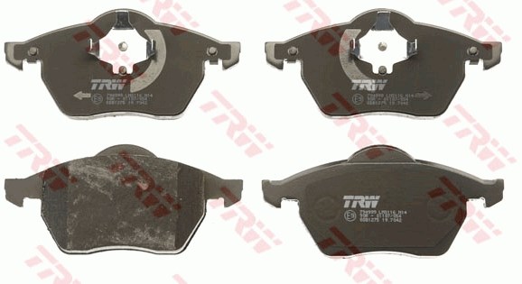 Brake Pad Set, disc brake TRW GDB1275 2