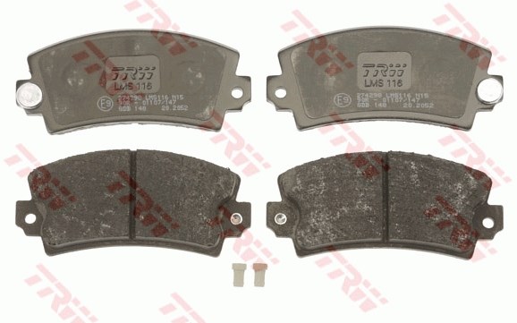 Brake Pad Set, disc brake TRW GDB148 2