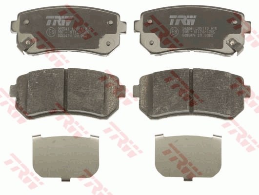 Brake Pad Set, disc brake TRW GDB3474 2