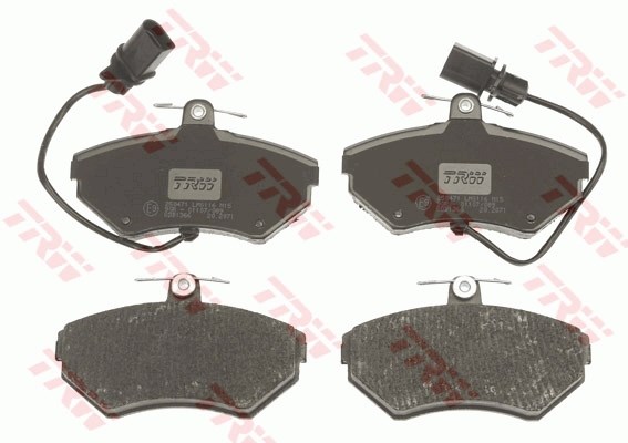 Brake Pad Set, disc brake TRW GDB1366 2